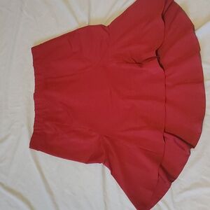 Womens Burgundy Skirt